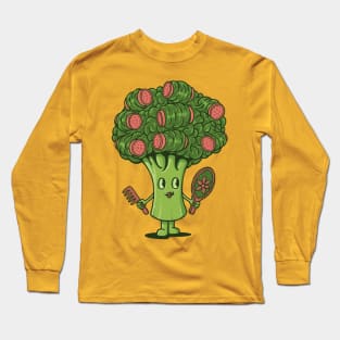 BROCCOLI AND CURLERS Long Sleeve T-Shirt